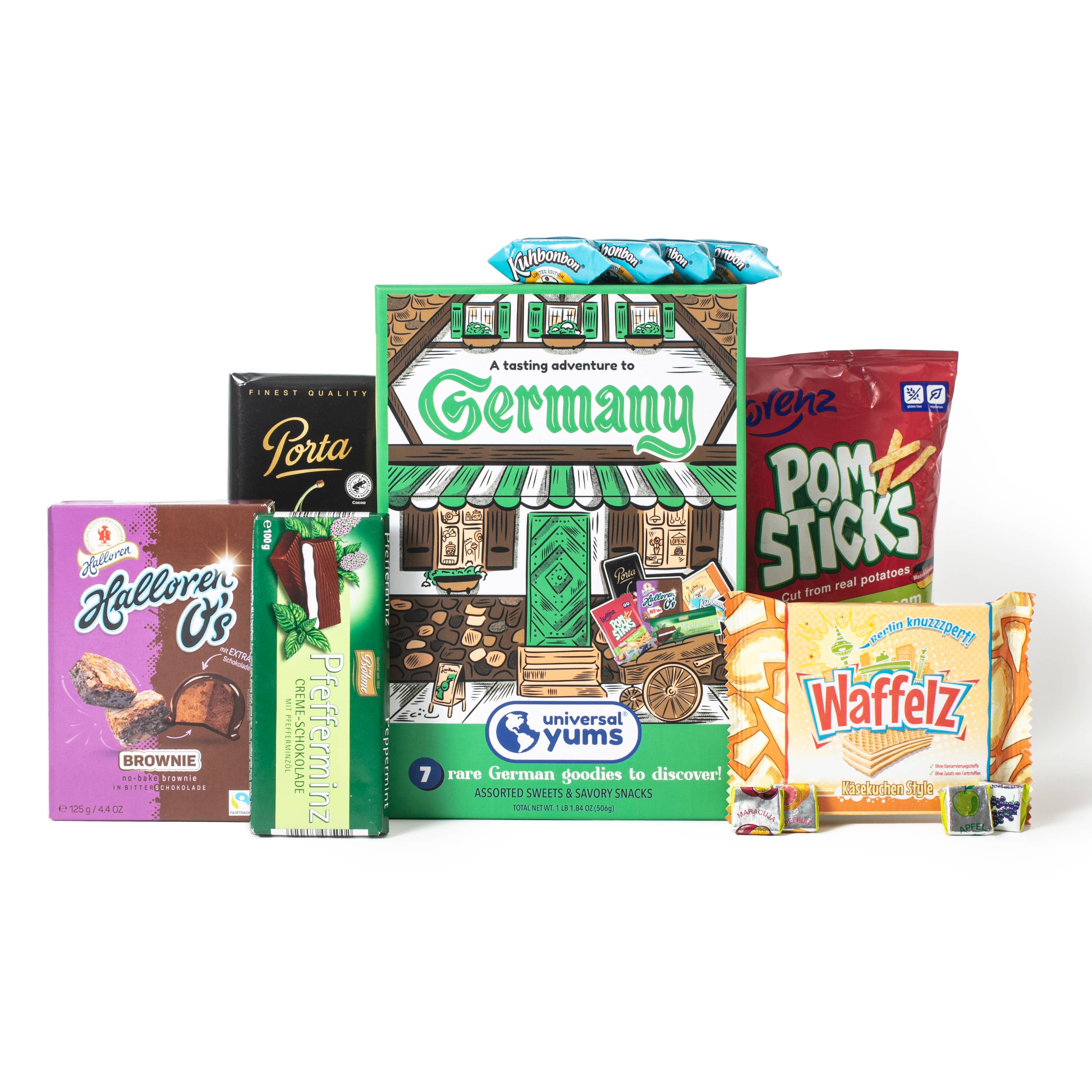 Universal Yums Germany Tasting Adventure | Chocolate & Snacks Gift Box